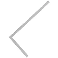Karl Dahm Maurerwinkel ohne Anschlag, 1000mm I Flacher Metallwinkel für das Ausrichten und Anreißen von rechten Winkeln – 11282