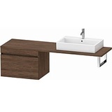 Duravit DuraStyle Waschtisch-Unterschrank DS535402121 70 x 54,8 cm, nussbaum dunkel, für Konsole, 1 Auszug