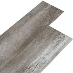 DELUKE® Vinylboden PVC-Dielen selbstklebend wasserfest 2mm Stärke Klebevinylboden Bodenbelag Laminatboden Dekor-Dielen Mattbraun, 5,02m2