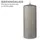 HS Candle Stumpenkerze Ø7 cm 16 cm grau