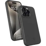 WOODCESSORIES Bio Case Handy-Cover für Apple iPhone 15 Pro Max schwarz