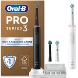 Oral-B Pro Series 3 Plus Edition schwarz/weiß + Aufsteckbürsten 4 St.