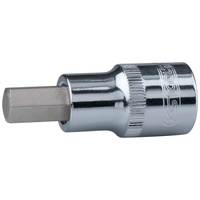 KS Tools 1/2" CHROMEplus Bit-Stecknuss Innensechskant, kurz, 1/2"