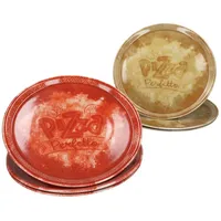 MamboCat Pizzateller 6tlg Set Perfetto Pizzateller Ø31,5cm Rot Gelb Porzellan Servierplatte