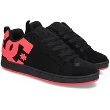 DC Shoes DC Court Graffik Damen Sneaker Black hot pink), 37