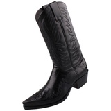 Sendra Boots 3241 Herren Cowboy-Stiefel Schwarz - Schwarz - 45