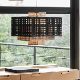 Forestier Matrix 1-flg. 51 cm quadratisch beige/weiß/schwarz