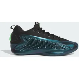 adidas Anthony Edwards 1 Low Basketballschuh - black|green / 47 1/3