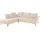Home Affaire Ecksofa HOME AFFAIRE "Fresh L-Form", beige (creme), B:260cm H:79cm T:220cm, 100% Polyester, Sofas, Ecksofa, Federkern, wahlweise Kopfteilverstellung und motorischer Vorziehsitz