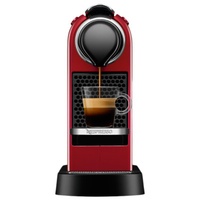 Nespresso Citiz Cherry Red Maschine mit Kapseln von DeLonghi