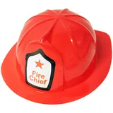 6er Set Feuerwehrhelm Kinder Fasching, 26cm, Feuerwehr Kindergeburtstag, PVC