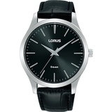 Lorus Herren-Uhr Quarz Edelstahl mit Lederband RRX71HX9