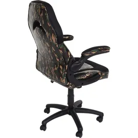 Mendler HWC-K13 Gaming-Stuhl Camouflage-schwarz