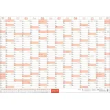 Heye Mega-Posterplaner rot 2027