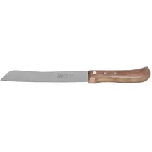 Windmühlenmesser Brotmesser 18 cm braun