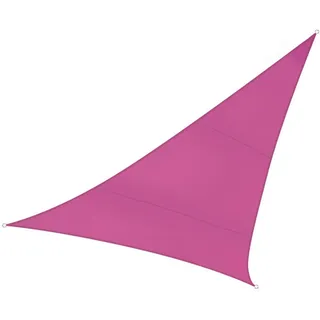 Perel GSS3500FU SONNENSEGEL-DREIECK-5 x 5 x 5 m-Fuchsia, 500x500x0,2 cm