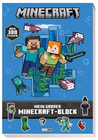 Minecraft: Mein großer Minecraft-Block - Sticker- und Malblock