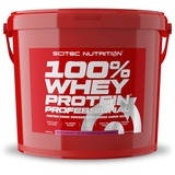 Scitec Nutrition 100% Whey Protein Professional Erdbeere-Weiße Schokolade Pulver 5000 g