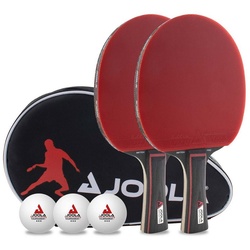 Joola Tischtennisschläger Set Duo Pro, Tischtennis-Set, Tischtennis Schläger, Tischtennishülle, Tischtennisbälle