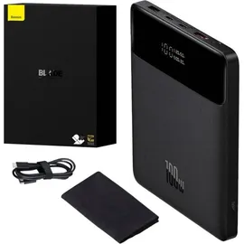 Baseus Blade Powerbank, 20.000mAh, 2x USB + 2x USB-C, 100W, Schwarz