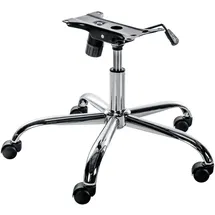 CLP Gestell Für Bürostühle I Ersatzgestell Für Drehstuhl I Höhenverstellbares Untergestell Mit Wippfunktion