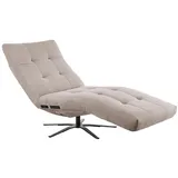 KAWOLA Relaxliege LETICIA Feincord 0 x 0 x 0 cm Beige mit Akku