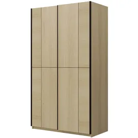 masseno Schiebetürenschrank LUBERO 120 x 210 x 60 cm Braun