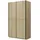 masseno Schiebetürenschrank LUBERO 120 x 210 x 60 cm Braun