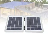 Tragbares 10-w-solarladegerät Mit 2 Dc-anschlüssen, Ip65, Monokristallinem Und Faltbarem Solarpanel Für Camping, Wandern Und Angeln