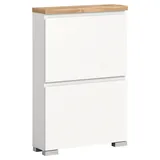xonox.home Schuhkipper - Nox Eiche Dekor - zwei Klappen