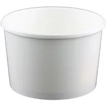 SWS Hartpapierbecher Jumboeisbecher Ø 14,3 cm 1000 ml Weiß