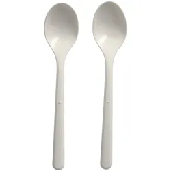Papstar 150x BIO-Kaffeelöffel Mehrweg 130mm aus BIO-PP extra stabil weiss