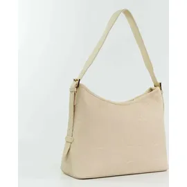 Valentino Samba Re Umhängetasche Polyurethan Beige/Weiß