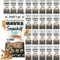 MAVEA Erdnüsse schonend geröstet und fein gesalzen 24 Pack x 80g