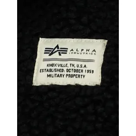 Alpha Industries Teddy Nylon Anorak schwarz S