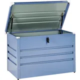 Beliani Gartentruhe 100 x 64 cm Blau