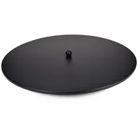 Grillrost.com Das Original Abdeckplatte 100 cm mit Griff - für Feuerplatten, Feuerschalen & Feuerwannen - pulverbeschichtet