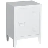 [en.casa] Nachtschrank Inari 30 x 40 x 57 cm Weiß
