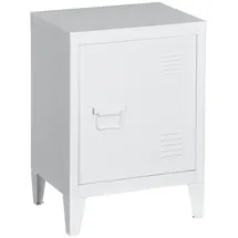 [en.casa] Nachtschrank Inari 30 x 40 x 57 cm Weiß