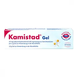 Kamistad Gel bei Zahnfleischentzündungen und Aphten