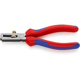 Knipex 11 02 160 Abisolierzange mit Öffnungsfeder, universal schwarz atramentiert 160 mm
