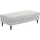 Atlantic Home Collection Hocker Rekvik 133 x 42 x 63 cm Grau