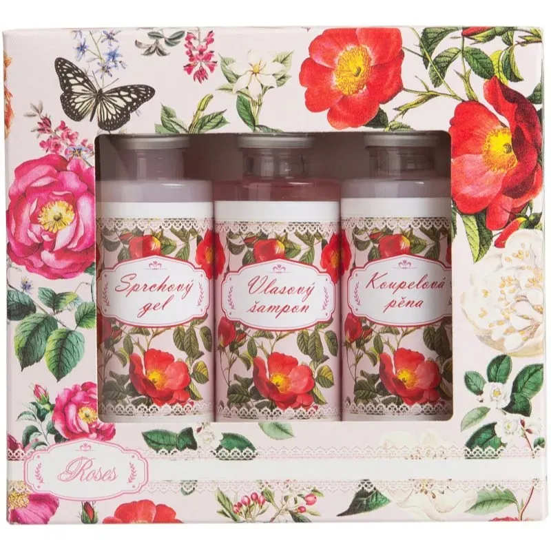 Bohemia Gifts & Cosmetics Roses Geschenkset mit Rosenduft