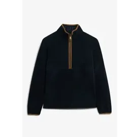 Superdry Damen. Estate Fleecejacke mit halblangem Reißverschluss Finster Marineblau 38 - 38