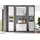 Bega BBK Waschbeckenunterschrank 80 x 57 x 30 cm Weiß