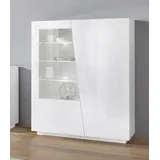 INOSIGN Highboard »Vega«, Höhe 146 cm, weiß