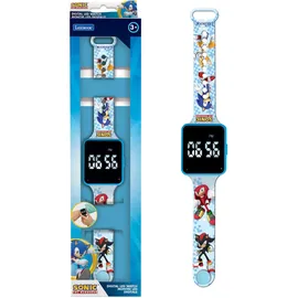 Lexibook Sonic The Hedgehog Digitaluhr 0 mm Gehäuse Blau One Size