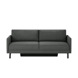 Schlafsofa  Lüneburg ¦ grau ¦ Maße (cm): B: 220 H: 88 T: 104