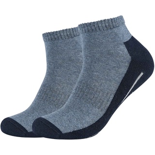 CAMANO Unisex-Sport-Kurzsocken 2 Paar in jeans - Gr.: 35-38