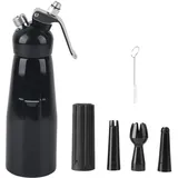 500 Ml Sahnespender Aus Schwarzem Aluminium – Dessert- Und Mousse-schneebesen